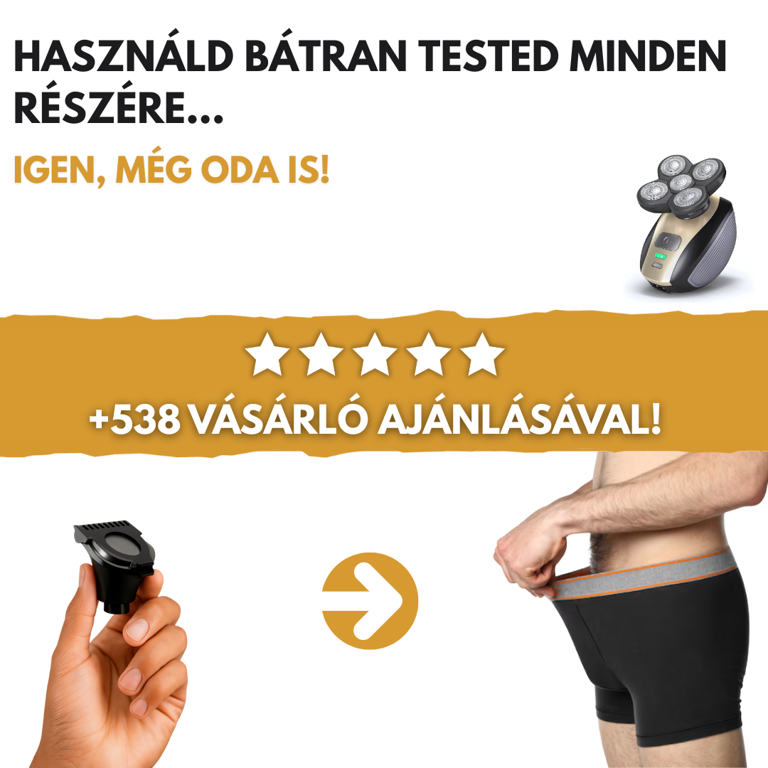 GentlCare 5 az 1-ben TeljesTest Borotva
