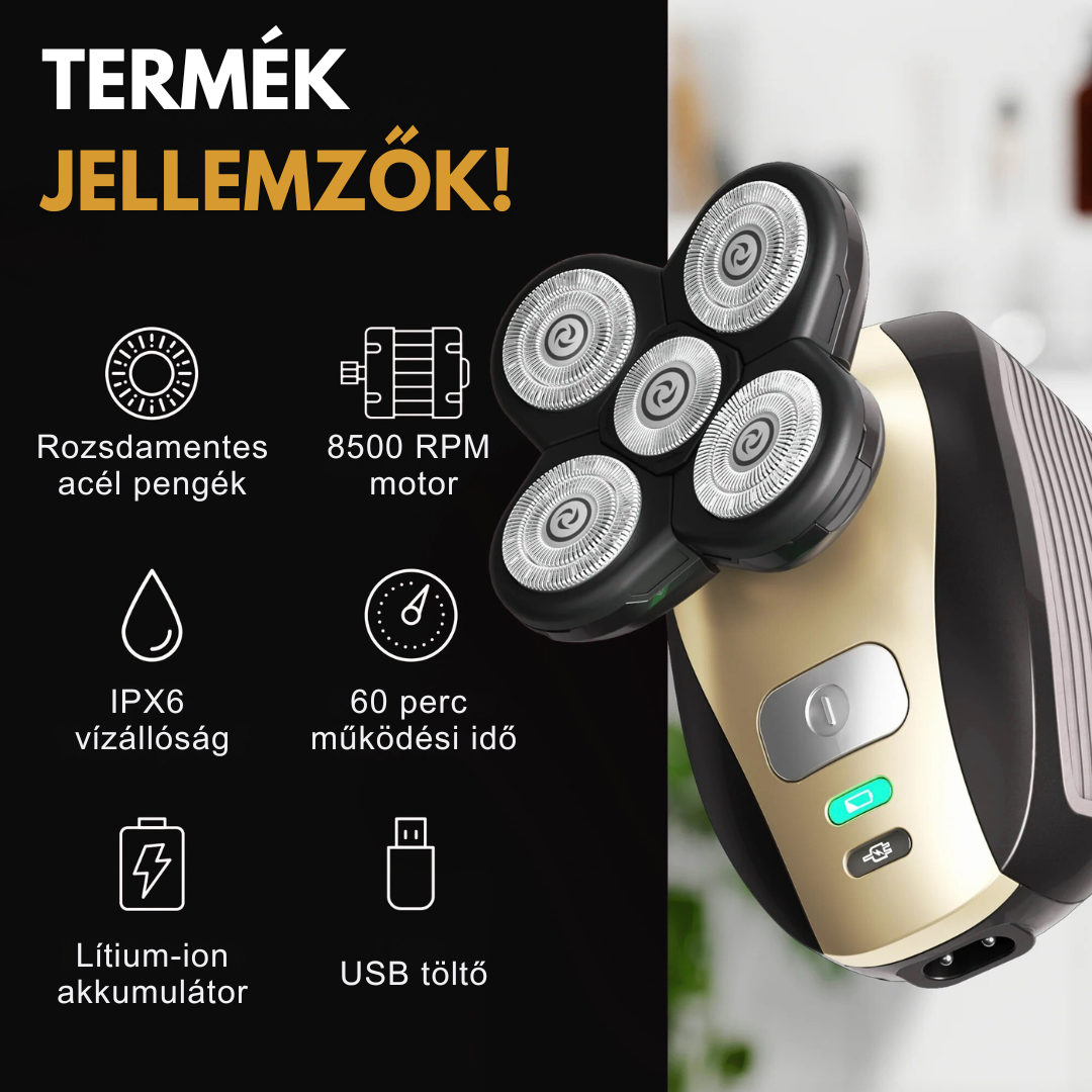 GentlCare 5 az 1-ben TeljesTest Borotva